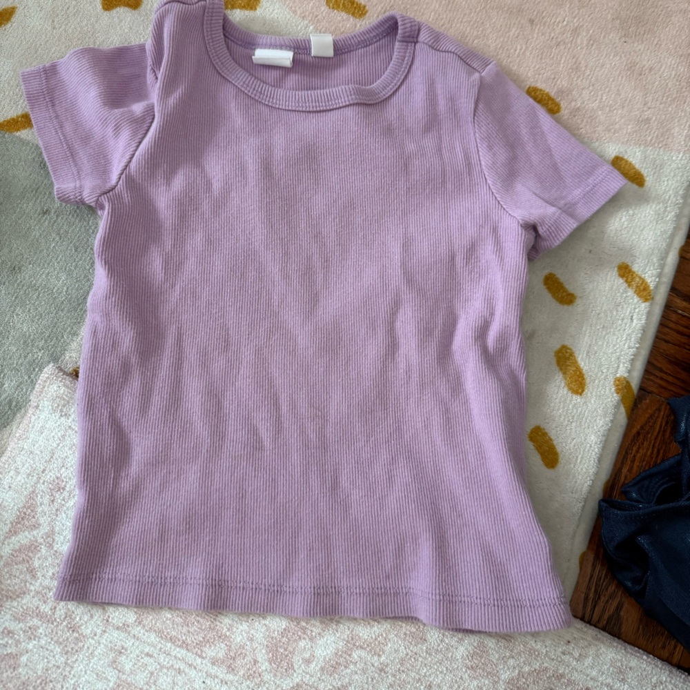 GAP Kids Light Purple Short Sleeve Tee